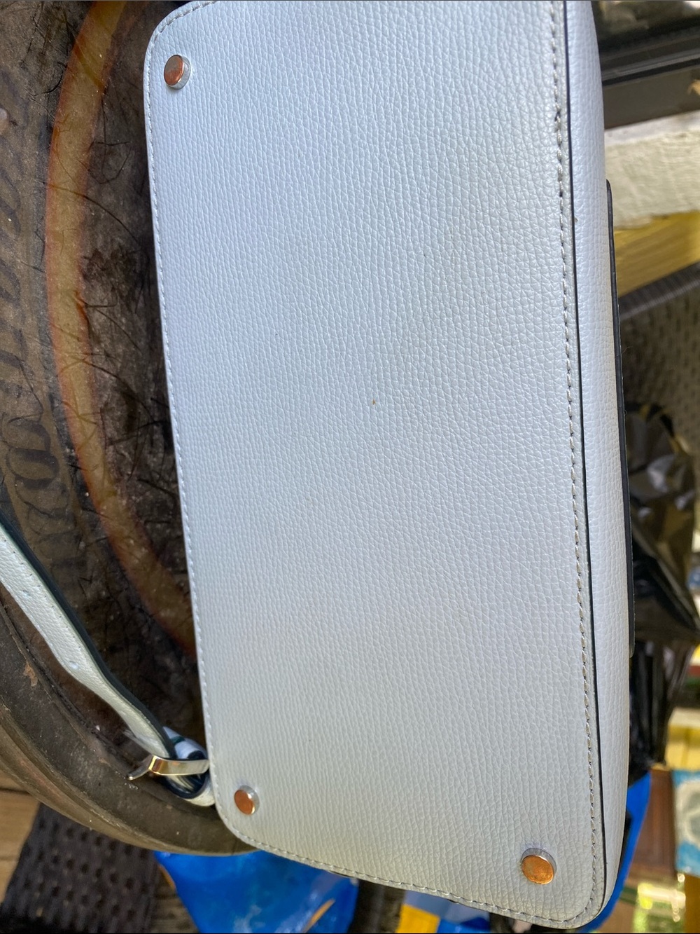 kate spade Light Blue Pebbled Leather Crossbody  with Wallet & Branded Dustbag - Picture 11 of 11